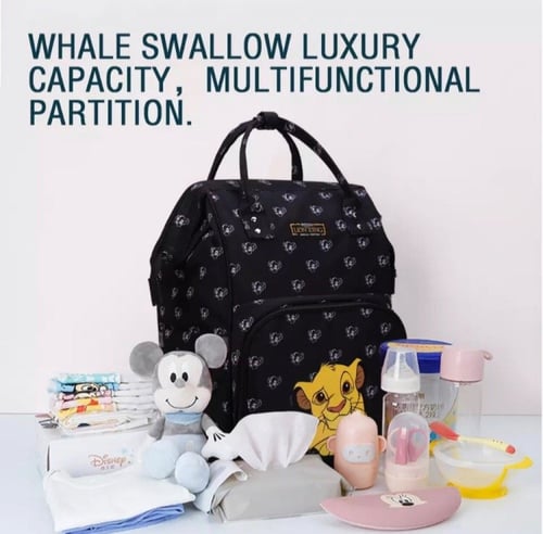 شنطة ديزني سيمبا لاحتياجات الاطفال والمواليد خفيفة...