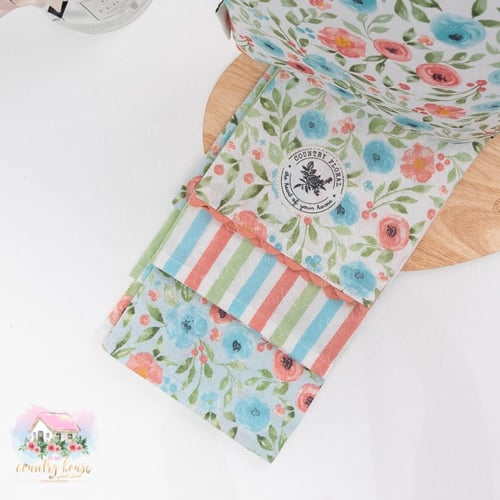 0973 طقم مفارش المنزل الريفي الهادئ