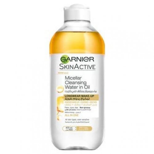 ماء ميسيلار منظف غني بالزيت 3*1 من غارنييه 400 مل