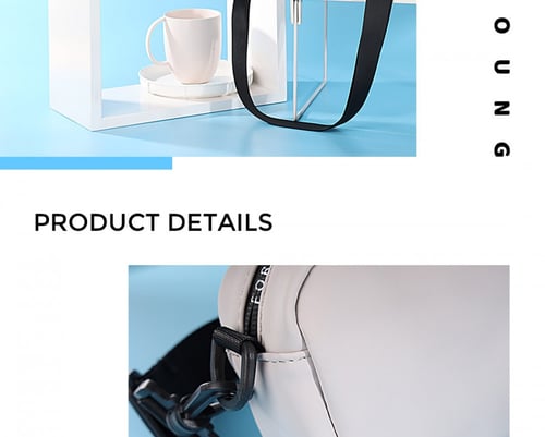 حقيبة كتف (رمادي)