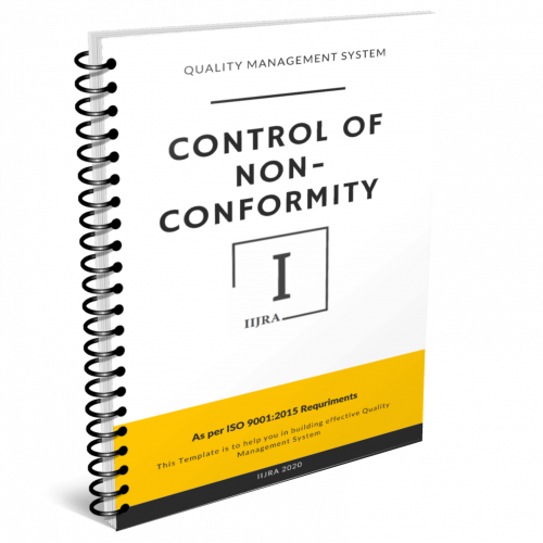 ISO 9001 Kit - Control of Non-Confirmatory
