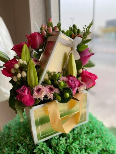 ورد وشوكولاته البستاني