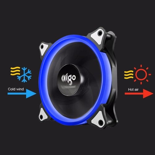 مروحة AIGO 120M RGB – تبريد مثالي مع إضاءة جذابة