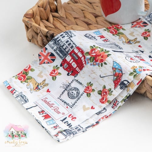 0851 مفرش لندن المميز كبير من إزابيل روز