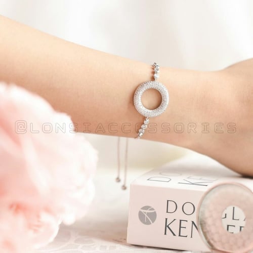 اسوارة زركون سحب مطلية