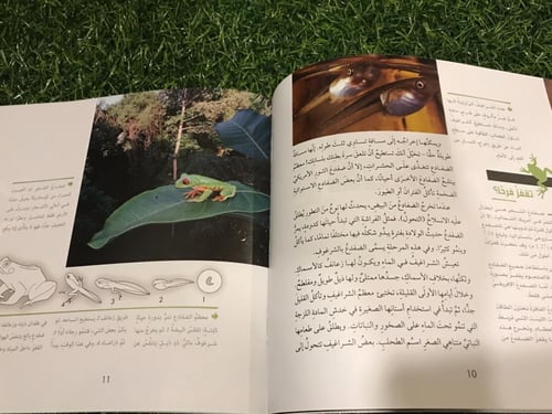 كتاب وجها لوجة مع الضفادع ناشونال جيوغرافيك