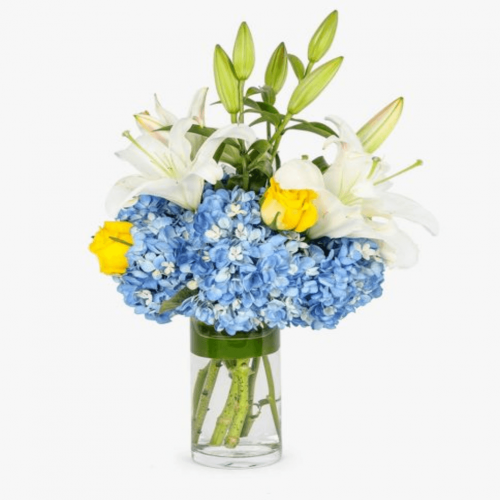 فازة فاخر مجموعة من الزهور المميزة