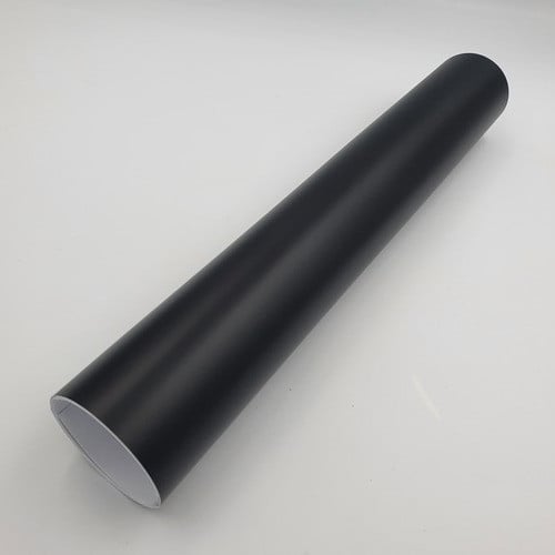 فينيل أسطح أسود مطفي 519، 120x30.50 سم من هاندرد