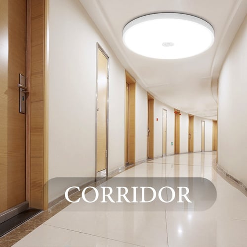 إضاءة ليد 12W موفرة بمستشعر حركة PIR وضوء