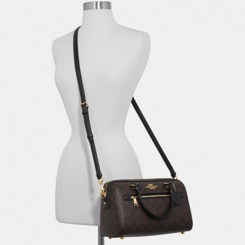 حقيبة روان ساتشل Rowan Satchel من القماش بنقشة مار...