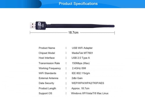 وصلة وايرلس مع انتل خارجي 7601