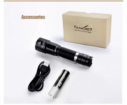 كشافLED مصباح يدوي بقوة 1000 شمعة خفيف وصغير الحجم...