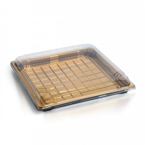 صحن مربع ذهبي مقاس 9 (20 حبة). 2692006014