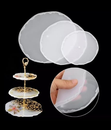 قالب سيليكون حامل تقديمات / قوالب الريزن ( 3 قطع +...