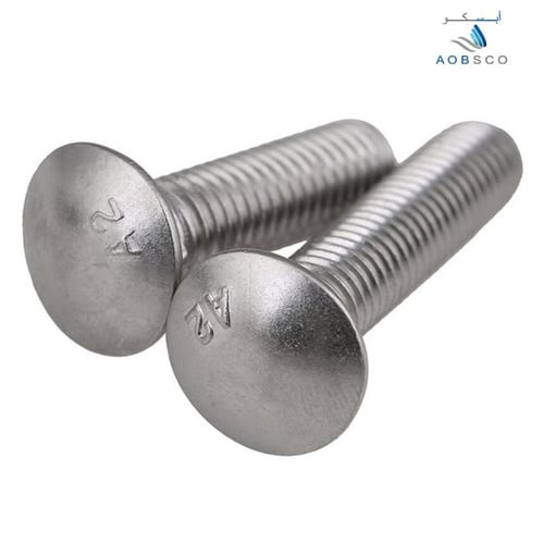 DIN603 , Carriage Bolt, Stainless Steel A2 304, Si...