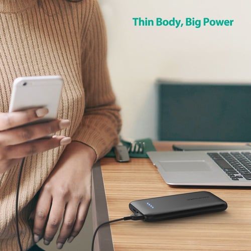 شاحن متنقل راف باور 10000 سليم تايب سي