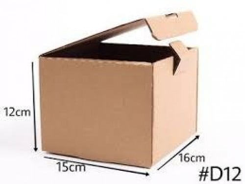 كرتون ابيض D12 مقاس 15×16×12