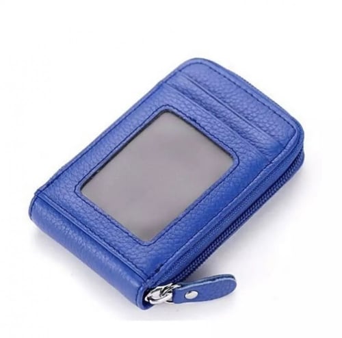 جلد طبيعي للجنسين حامل بطاقات محافظ عالية الجودة