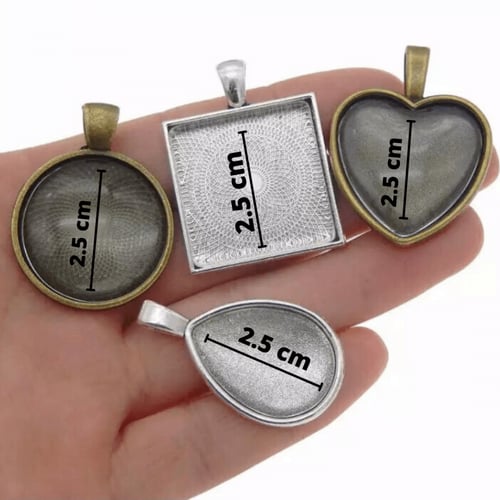 قوالب قلاده / قالب تعليقات حديد مع غطاء شفاف لاستخ...