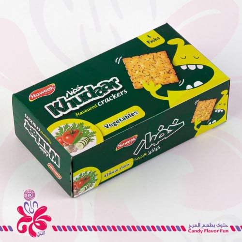 حويك بسكويت كراكرز بنكهه الخضار 110جم