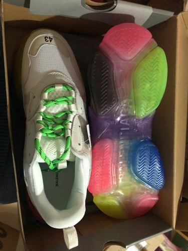 Balenciaga triple s rainbow