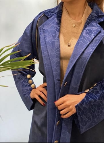 عباية شتوية شامواه مشجر