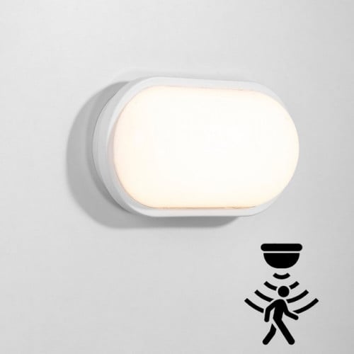 كشاف سور بيضاوي ابيض حساس حركة