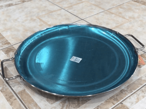 صاجة مقلقل استيل صغير