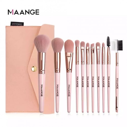 طقم 11 فرشة ميك اب مع محفظة