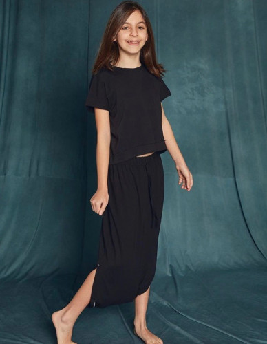 TIBET BLACK SKIRT SHARWAL