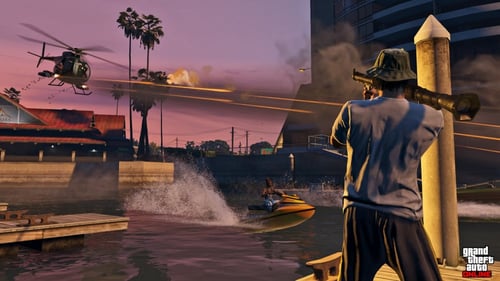 لعبة قراند الحياة الواقعية Grand Theft Auto V (GTA...