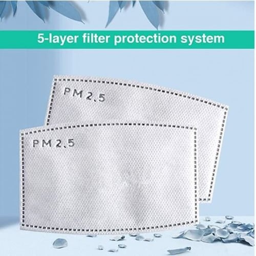 فلتر PM2.5 للكمامة القماشية (قطعتين)