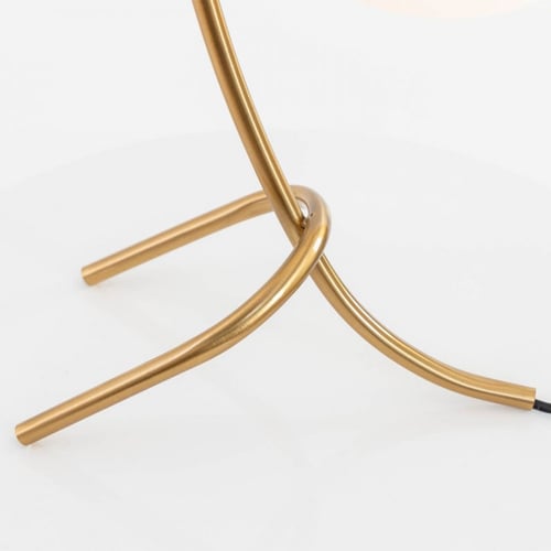 ابجورة مودرن كرة مضيئة وذراع ذهبي