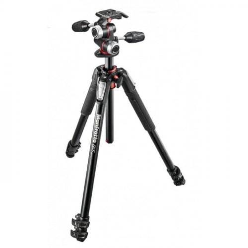 Manfrotto MT055XPRO3-3W Aluminum Tripod With 3-Way...