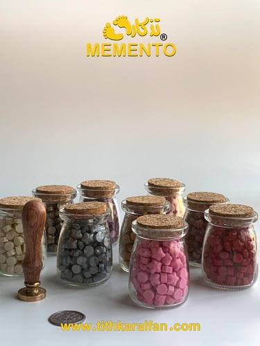 حبات شمع أحمر 150 حبة