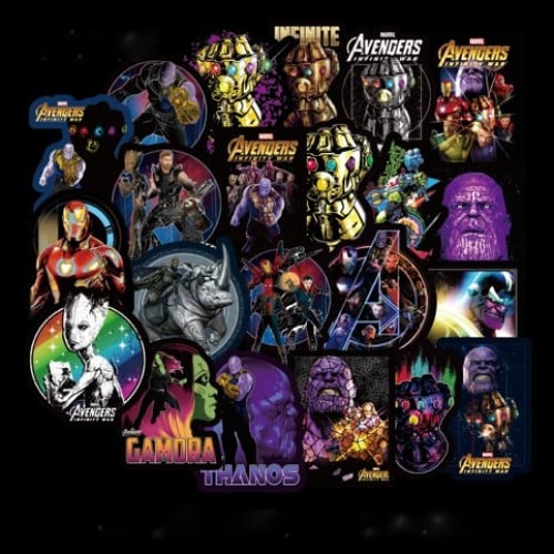 ستيكرات شخصيات مارفيل 108 قطعة