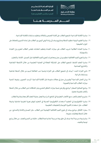 سجل المبادرات و البرامج