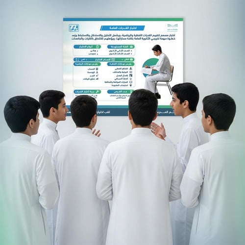 تصميم لوحة اختبار القدرات