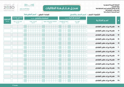 رابط كشف طالبات