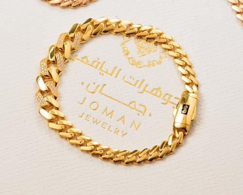 انسيال (سلسال يد) MONACO ذهب عيار 21