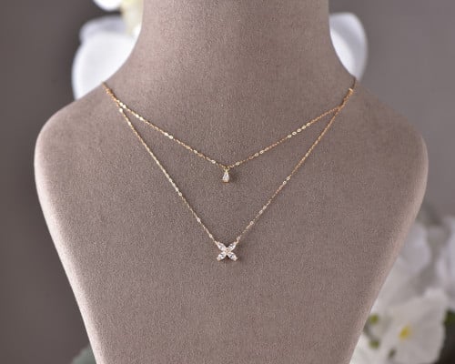 تشوكر دورين ذهب عيار 18