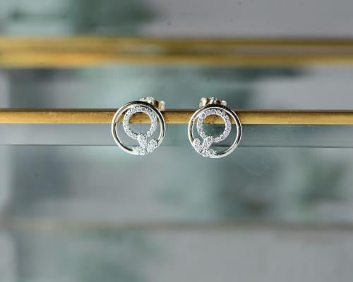 حلق ذهب عيار 18