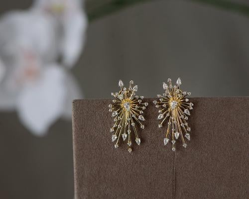 حلق ذهب عيار 18