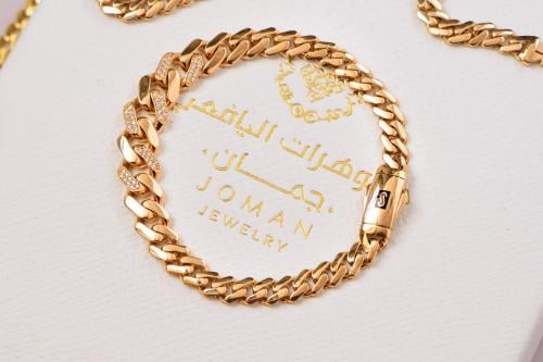 انسيال (سلسال يد) MONACO ذهب عيار 21