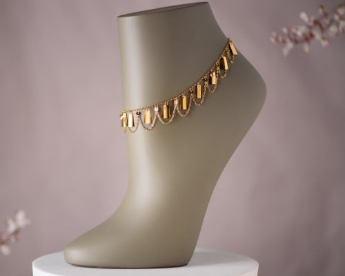 خلخال ذهب عيار 21