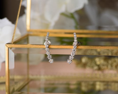 حلق ذهب متسلق Climber