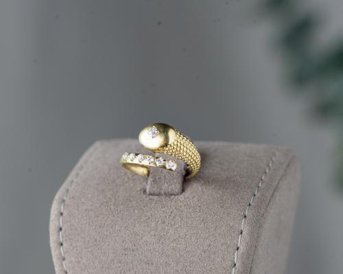 خاتم ذهب عيار 18