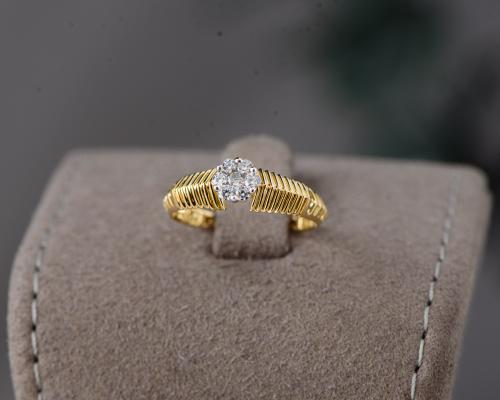 خاتم ذهب عيار 18