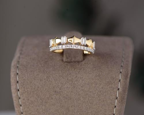 خاتم ذهب عيار 18