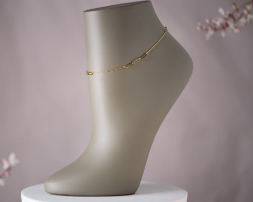 خلخال ذهب عيار 18